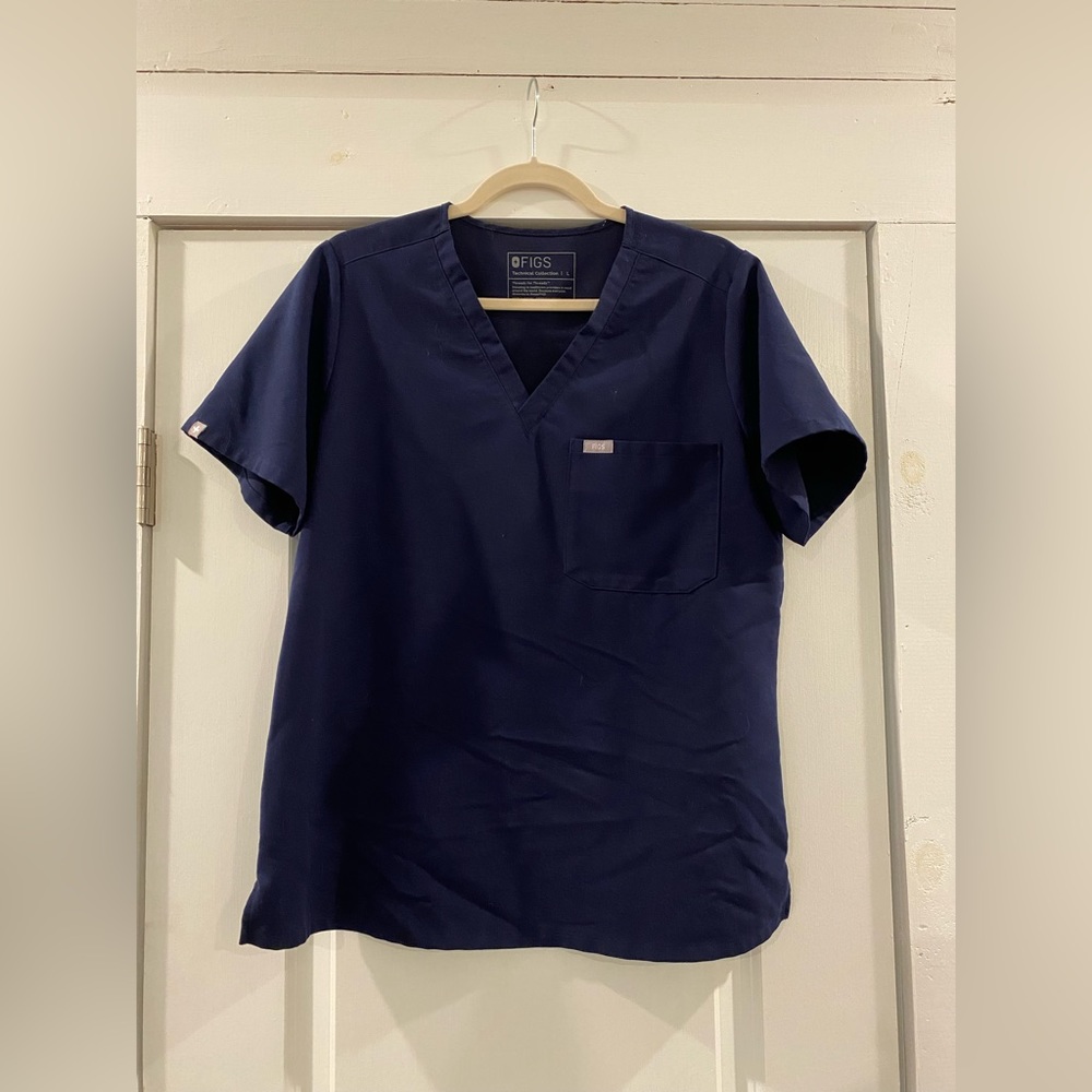 Figs Scrub Set in Navy